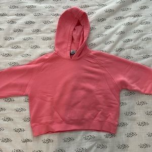Pink Outdoor Voices hoodie, size S